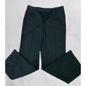 Lafayette 148 New York Black Straight-Leg Trousers Size 14 Women